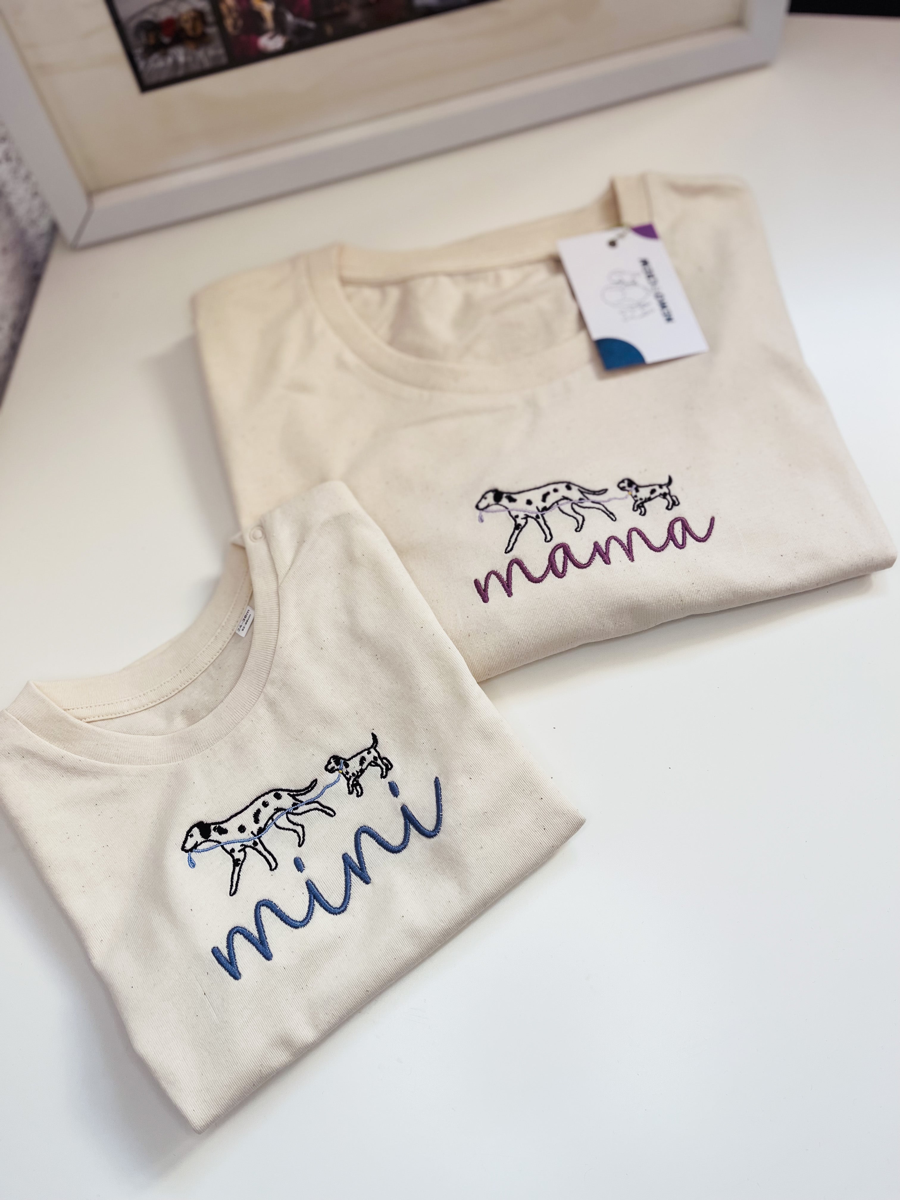Mama & Mini Collection Natural Organic Cotton Tee (Any Breed)